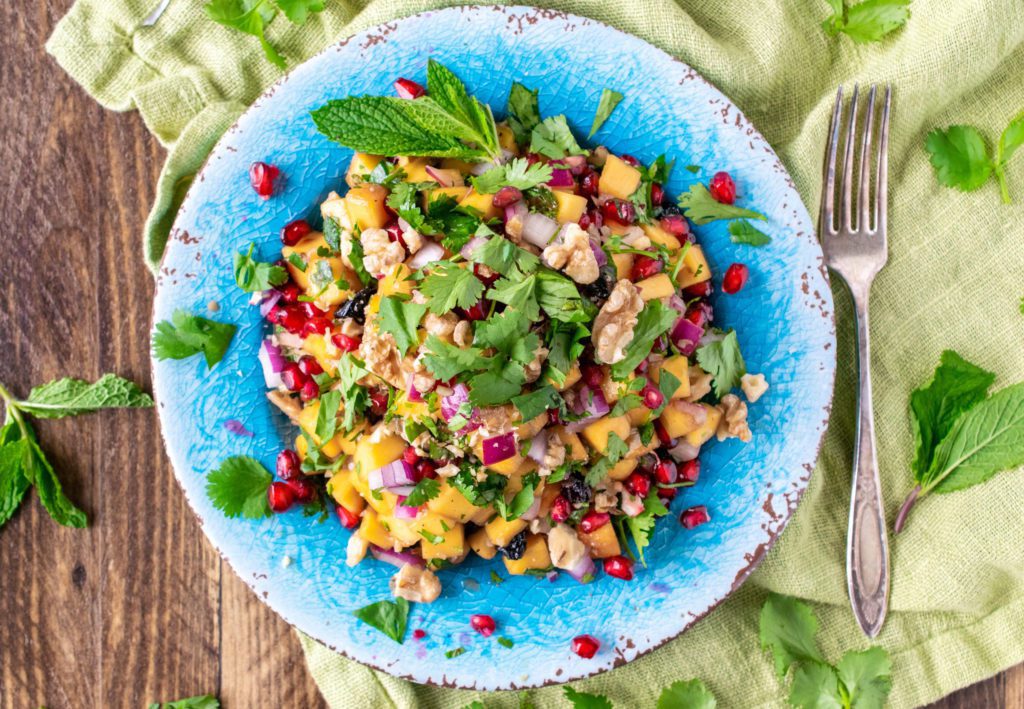 Fall Pomegranate Pumpkin Salad