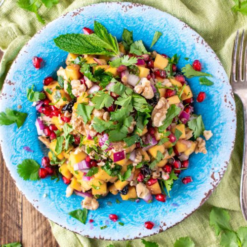 Fall Pomegranate Pumpkin Salad