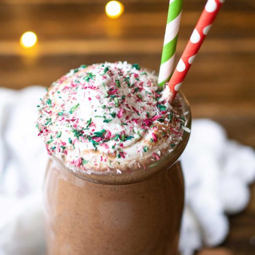 Choco peppermint smoothie