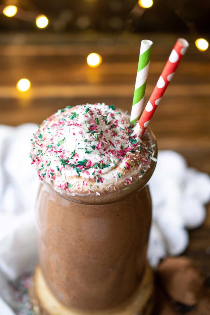 Choco peppermint smoothie