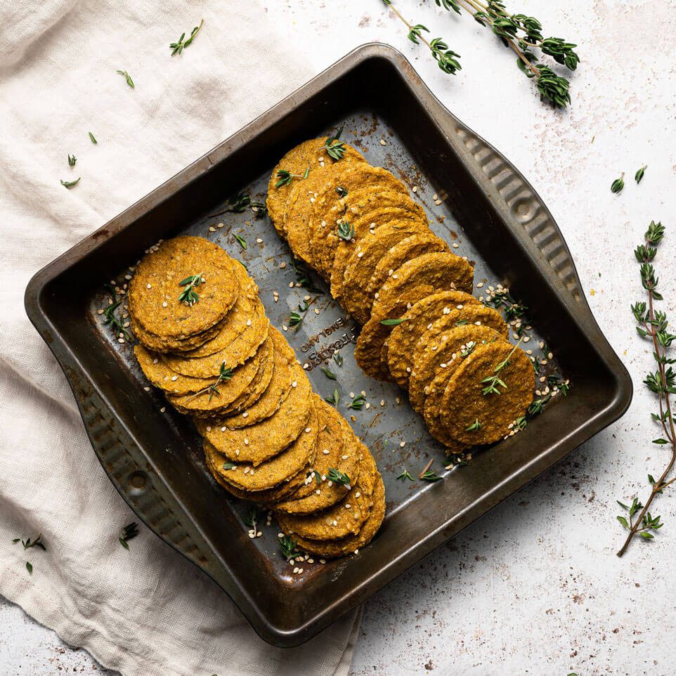 Butternut Squash Crackers