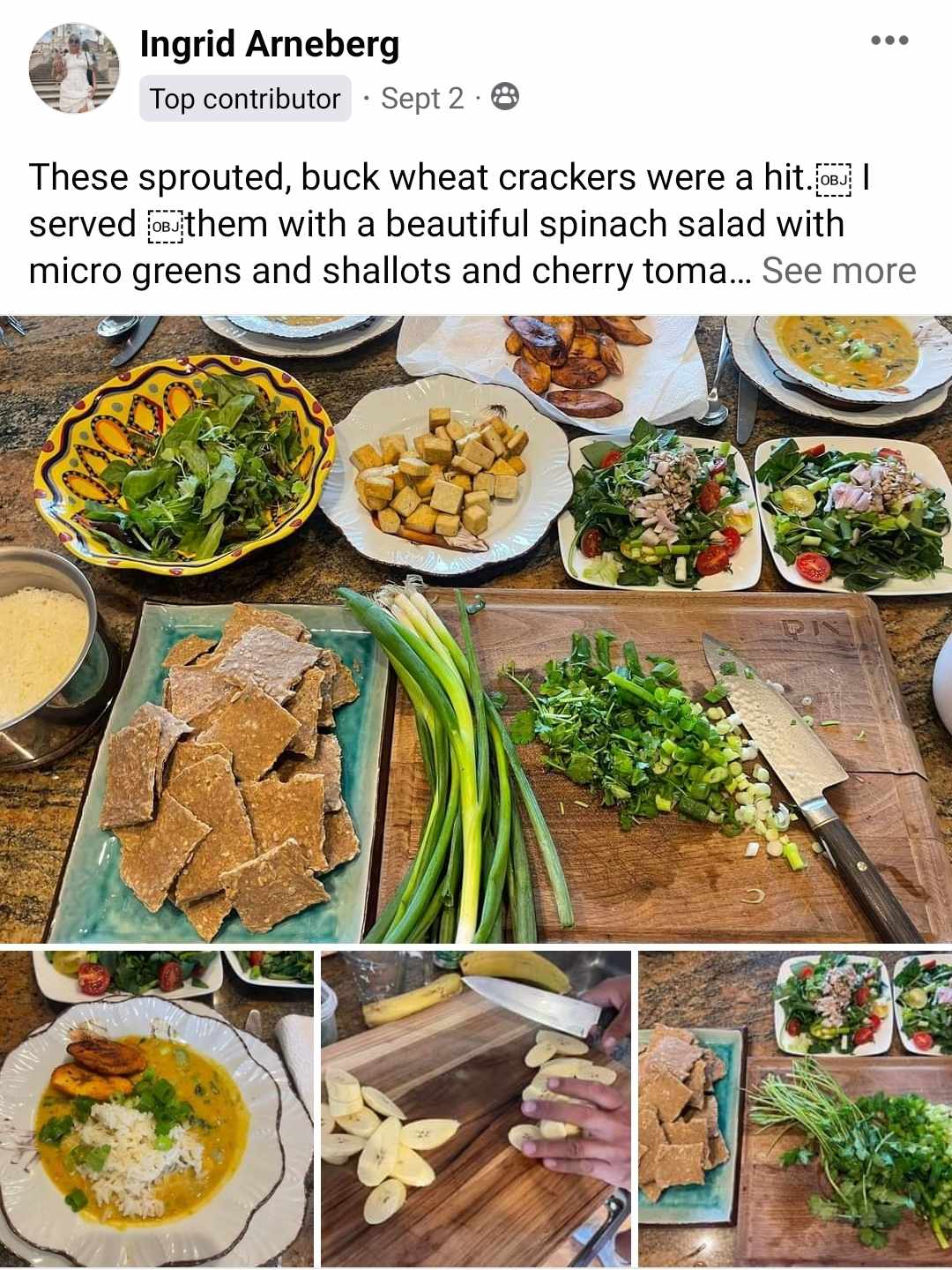 Raw vegan crackers